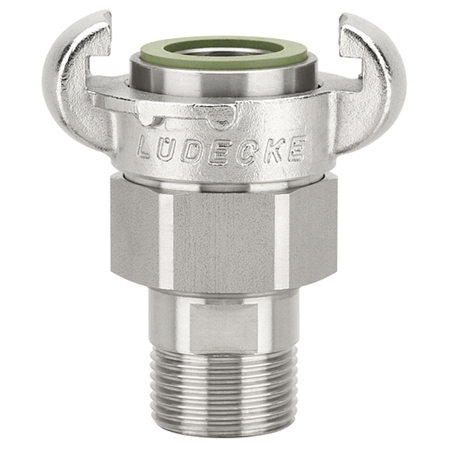 EDELSTAHL-SCHRAUBKUPPLUNG DIN 3238 G 1/2" AG, 1.4401